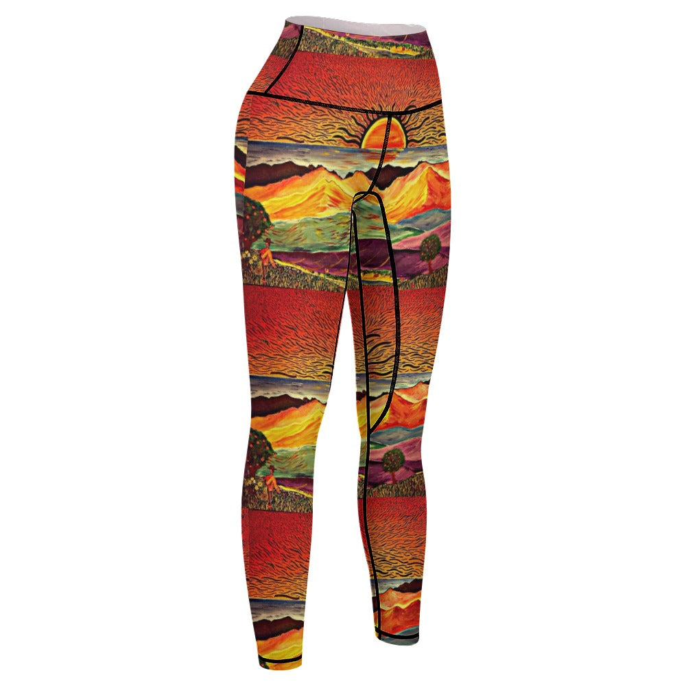 Sunset Comfort Sports Yoga Pants