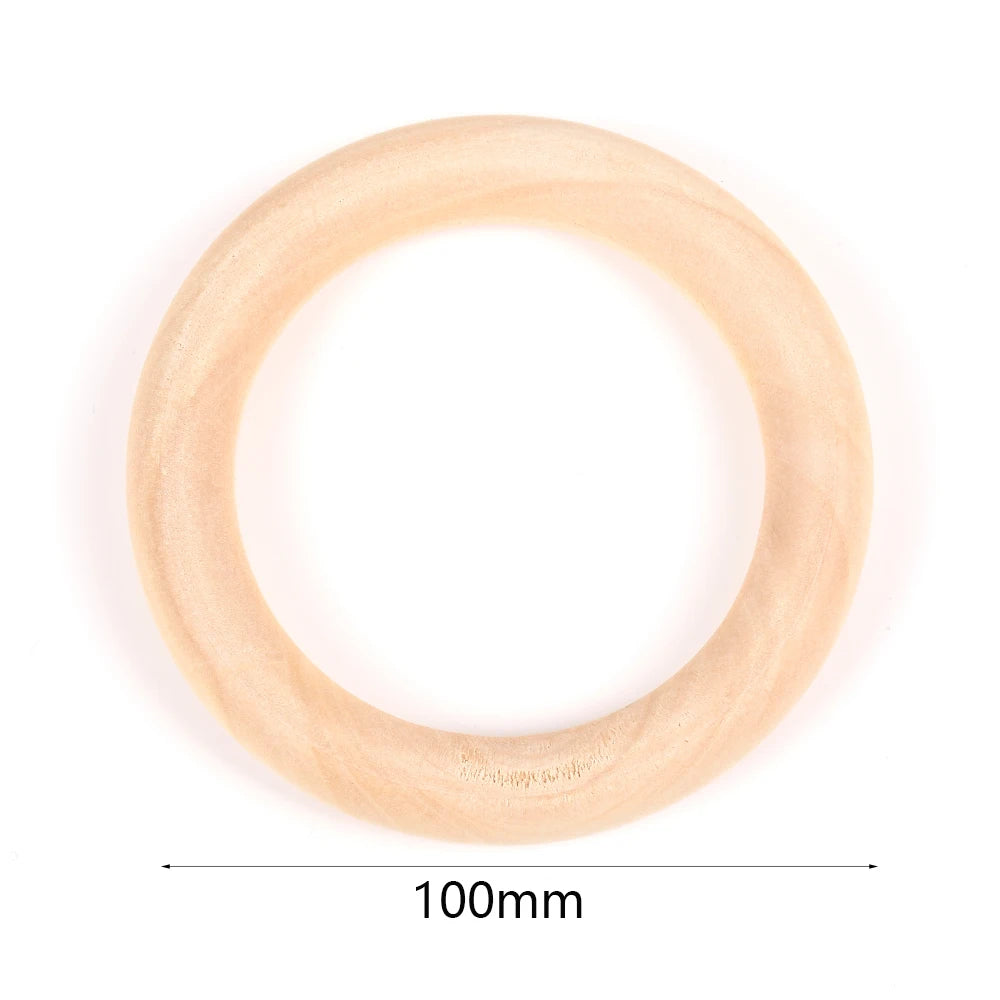 Natural Wood Beads | Round Wooden Spacer Beads 4–50mm | DIY Jewelry Making, Crafts & Handmade Accessories