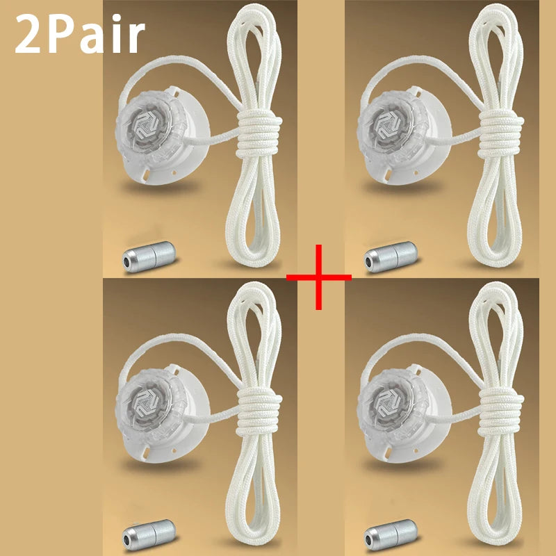No-Tie Elastic Shoelaces with Lock Buckle | Adjustable Slip-On Laces for Kids & Adults