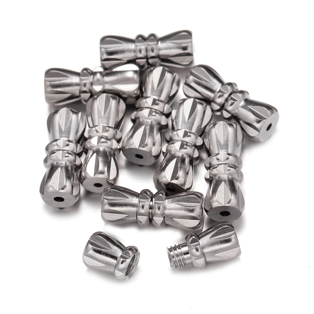 20pcs Screw Clasps for Jewelry Making | Metal Bracelet & Necklace Closure Fasteners | End Cap Connectors | DIY Jewelry Findings