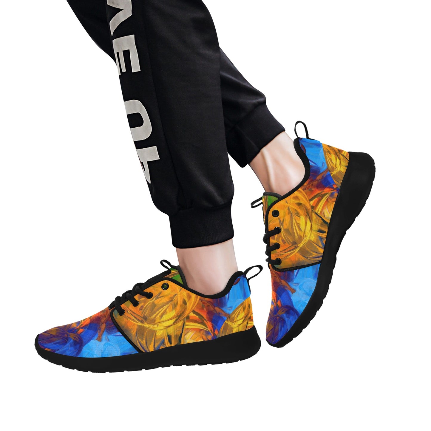 Men's Abstract Expressionism Sneakers