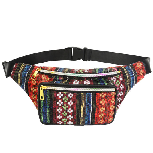 Bohemian Style Waist Bag for Outdoor Sports
