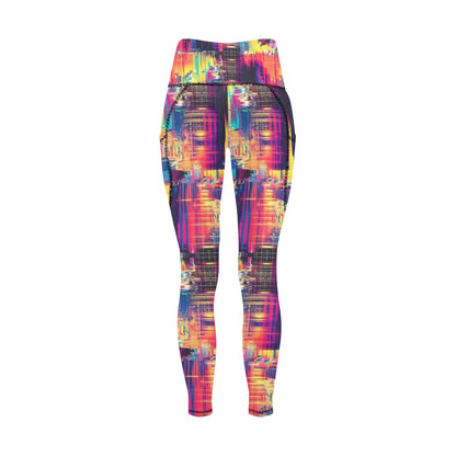 Multicolor Leggings with Pockets