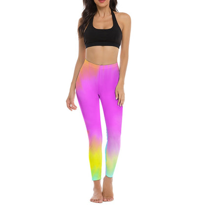 Ladies Tie Dye Yoga Pants