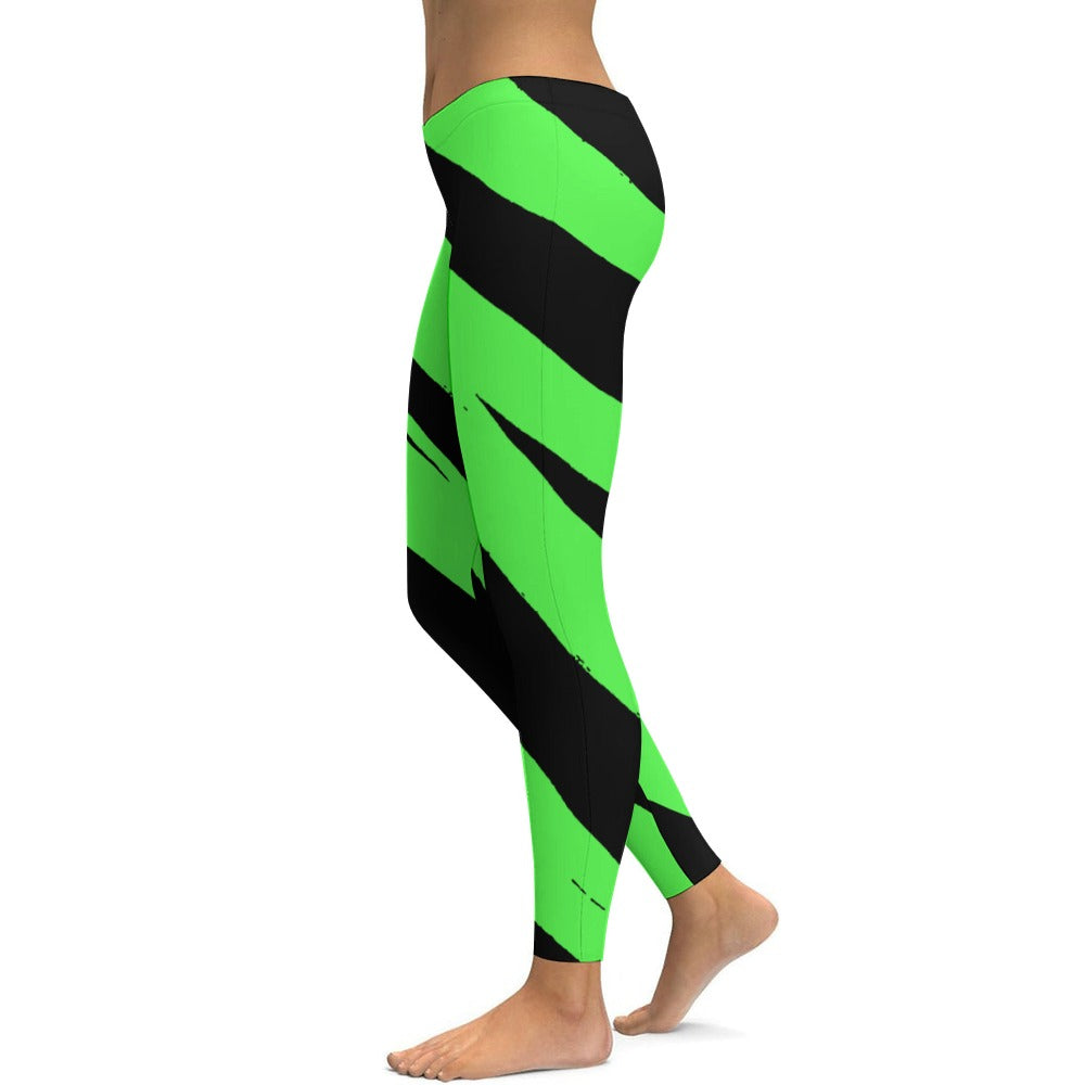 Green & Black Yoga Pants