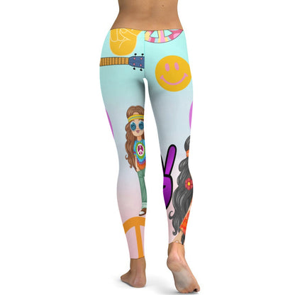 Ladies Hippie Yoga Pants