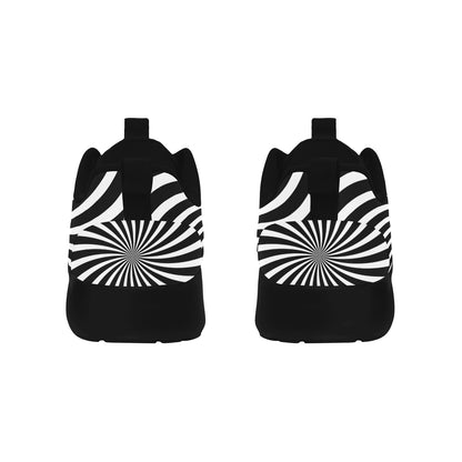 🔥 Black & White Chaos Wild Zebra Women's Sneakers