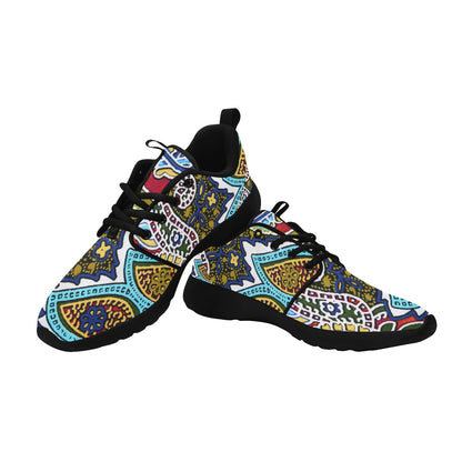 Mystic Paisley Women’s Sneakers – Bold Boho Statement Low Tops