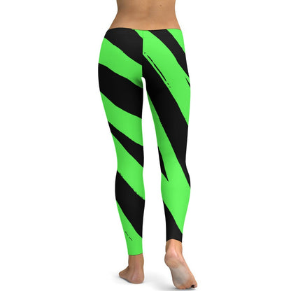 Green & Black Yoga Pants