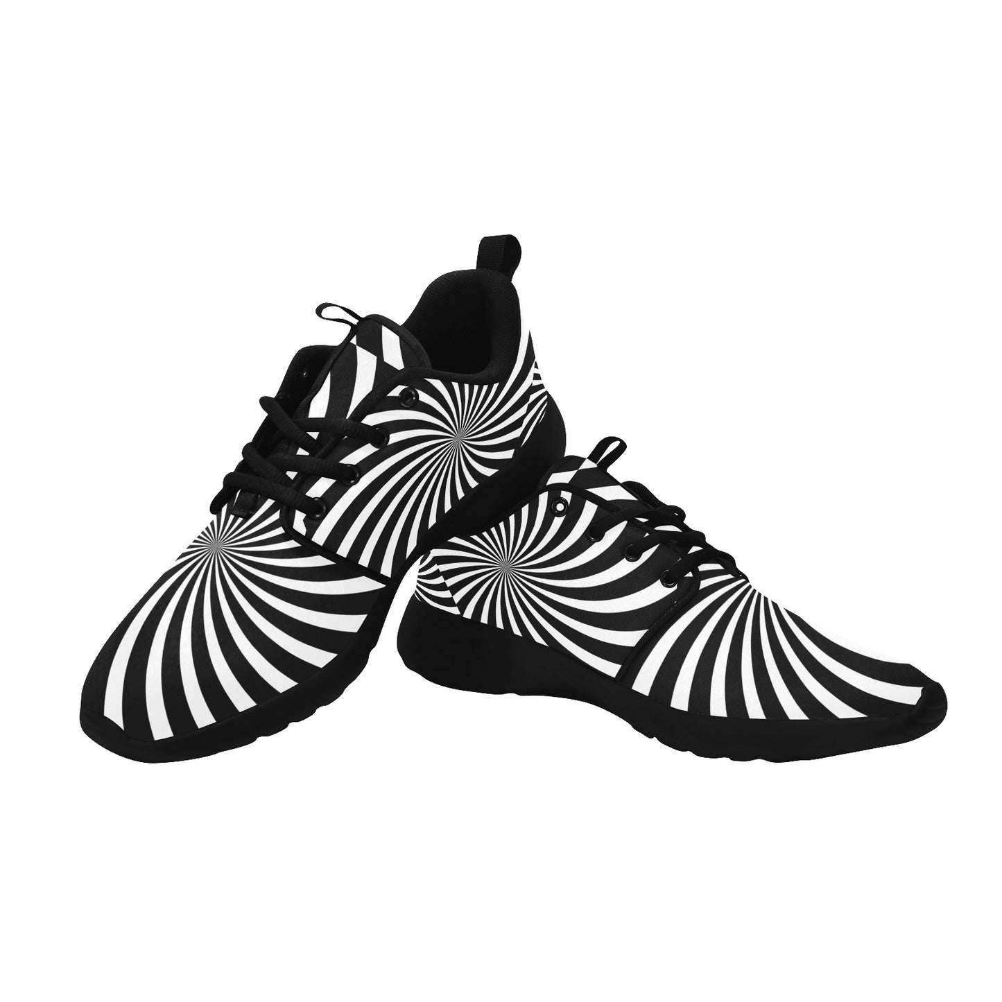 🔥 Black & White Chaos Wild Zebra Women's Sneakers