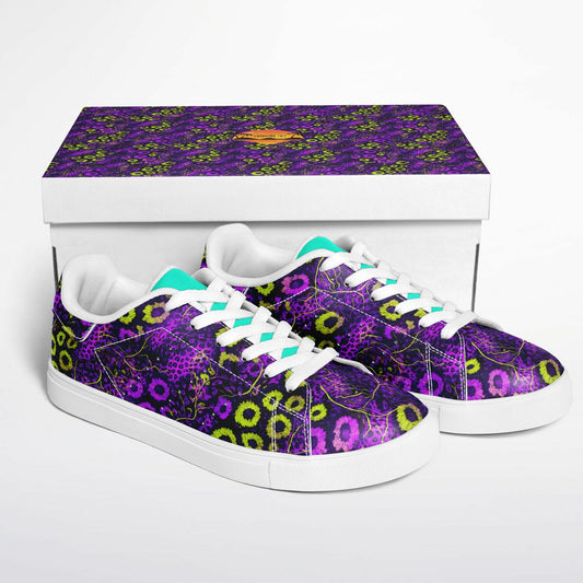 ECLIPSE DROP – Purple Animal Print w/ Cool Aqua Accent