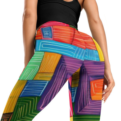 Yoga Pants Rainbow Colors - 🌈 Not Your Basic Yoga Pants