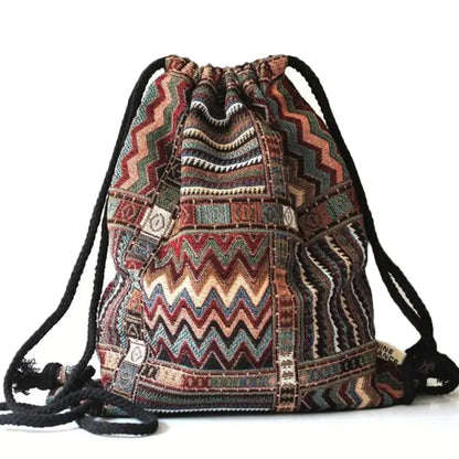 Geometric Bohemian Style Backpack