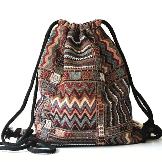 Geometric Bohemian Style Backpack