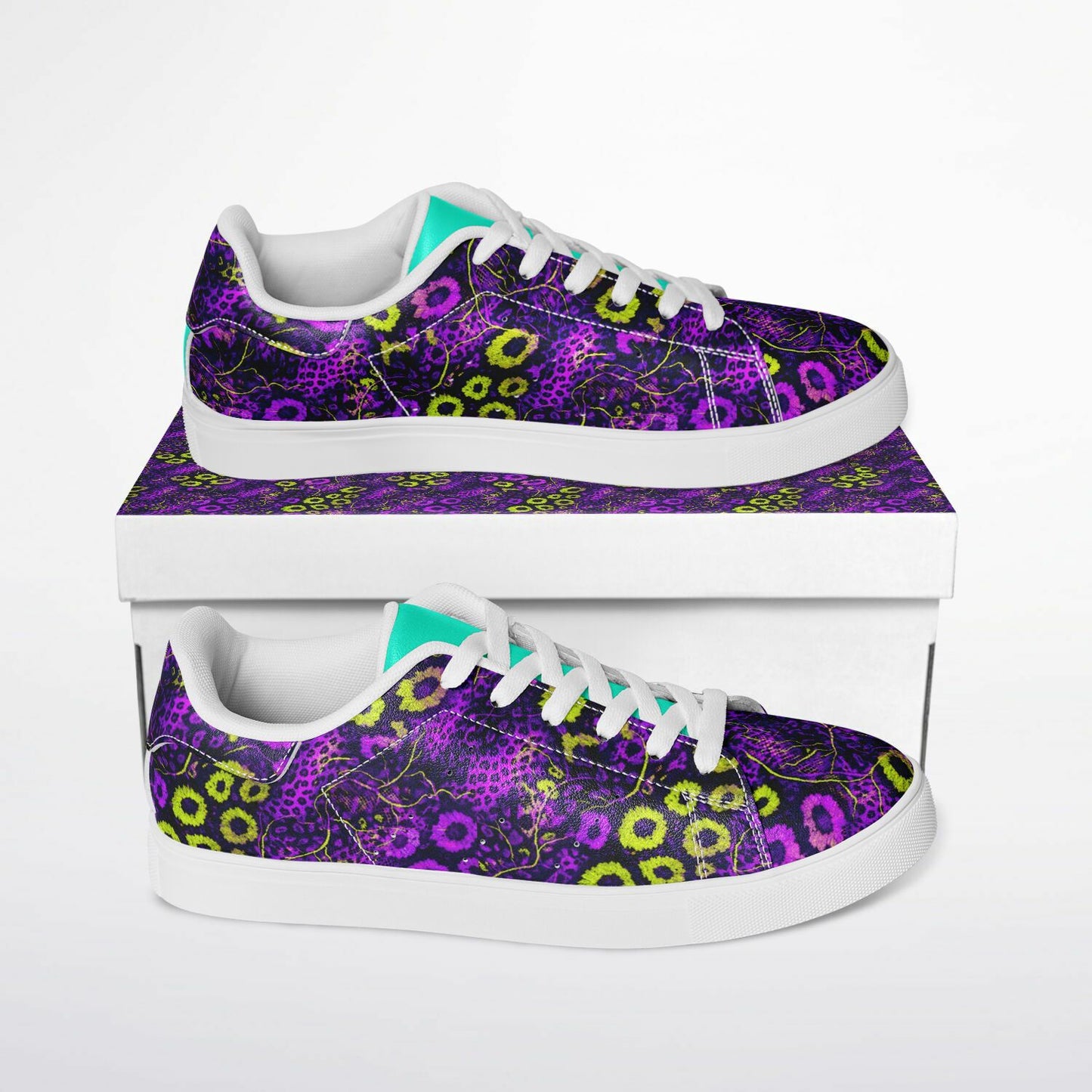 ECLIPSE DROP – Purple Animal Print w/ Cool Aqua Accent