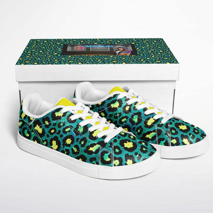 Jungle Voltage – Teal Leopard w/ Neon Yellow Accent