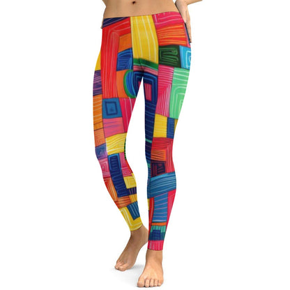 Yoga Pants Rainbow Colors - 🌈 Not Your Basic Yoga Pants