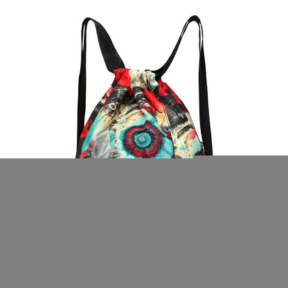 Drawstring Canvas Backpack