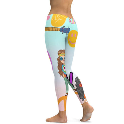 Ladies Hippie Yoga Pants