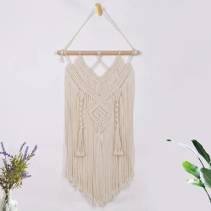 Bohemian Cotton Rope Tapestry Wall Decor