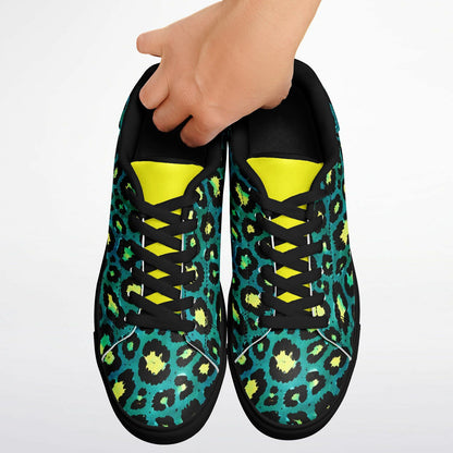 🔥 Premium Black Neo Animal Low-Top Sneakers