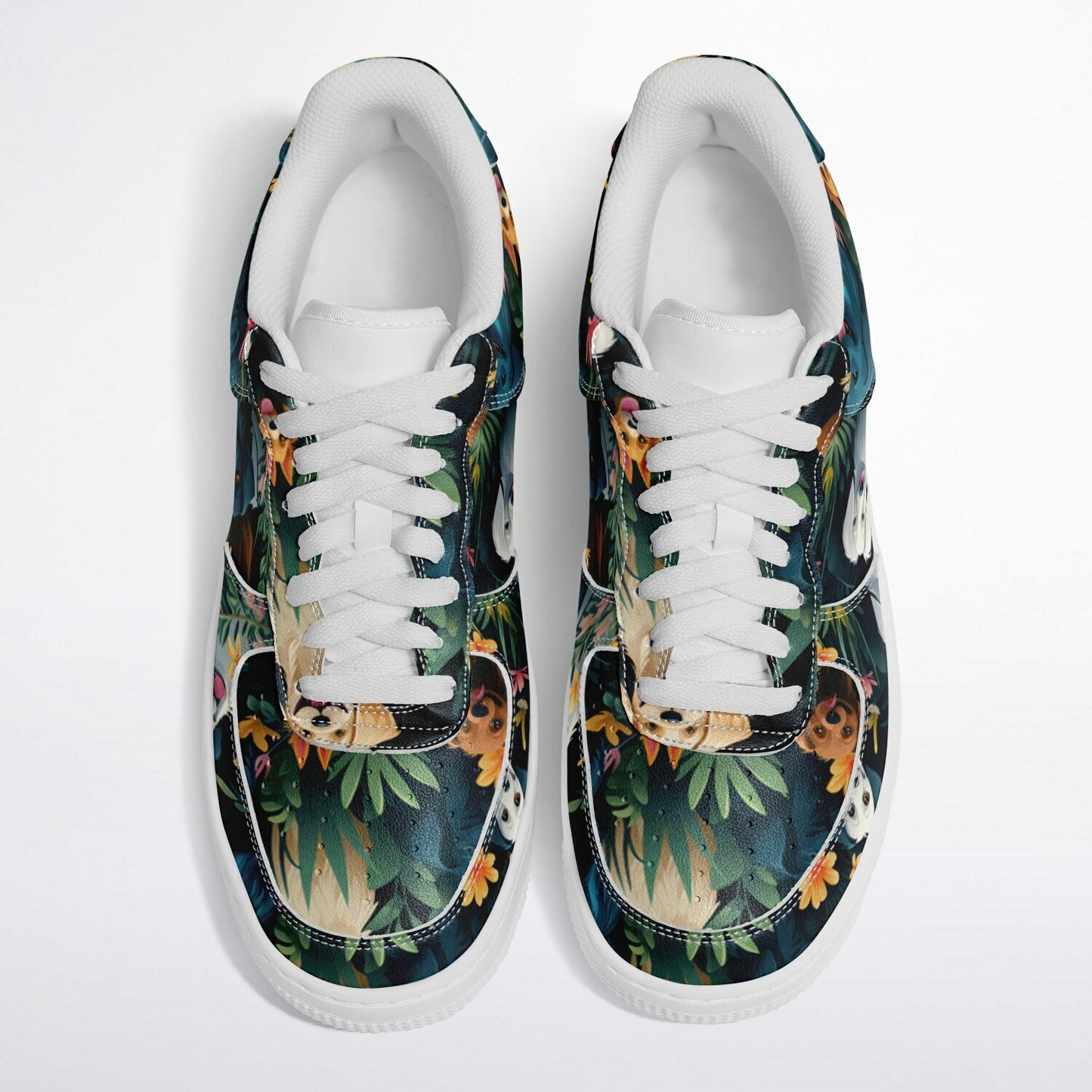 Low Top Shoes - #dogs#colorful-dogs#creative-dogs#dogs-background#background