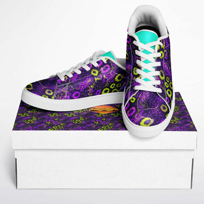 ECLIPSE DROP – Purple Animal Print w/ Cool Aqua Accent