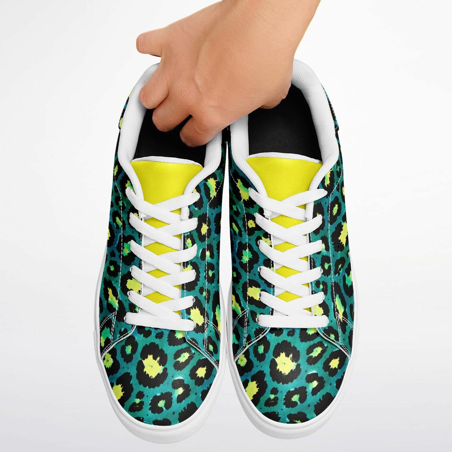 Jungle Voltage – Teal Leopard w/ Neon Yellow Accent