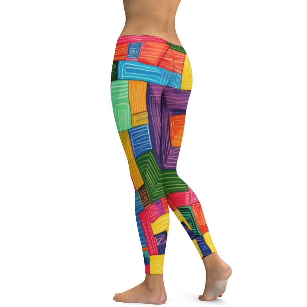 Yoga Pants Rainbow Colors - 🌈 Not Your Basic Yoga Pants