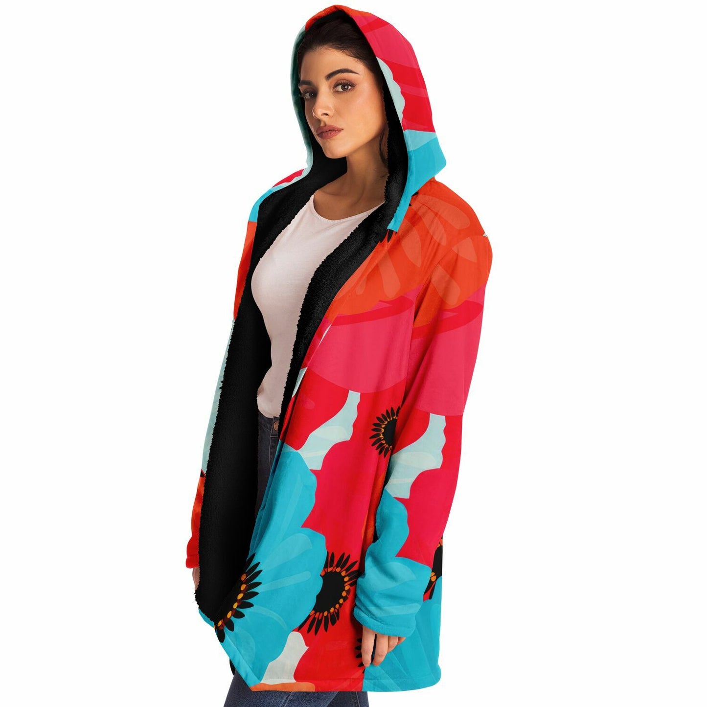 Boho Hippie Cloak – Basically a Walking Poppy Garden 🌸