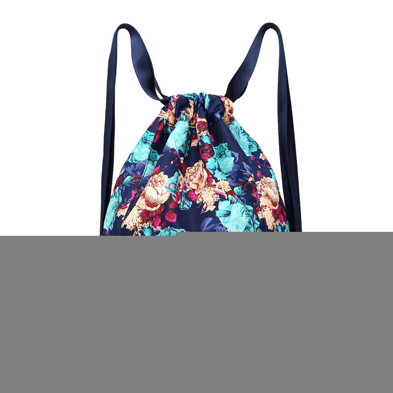 Drawstring Canvas Backpack