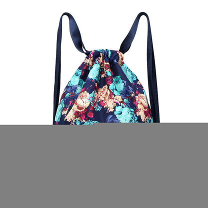 Drawstring Canvas Backpack