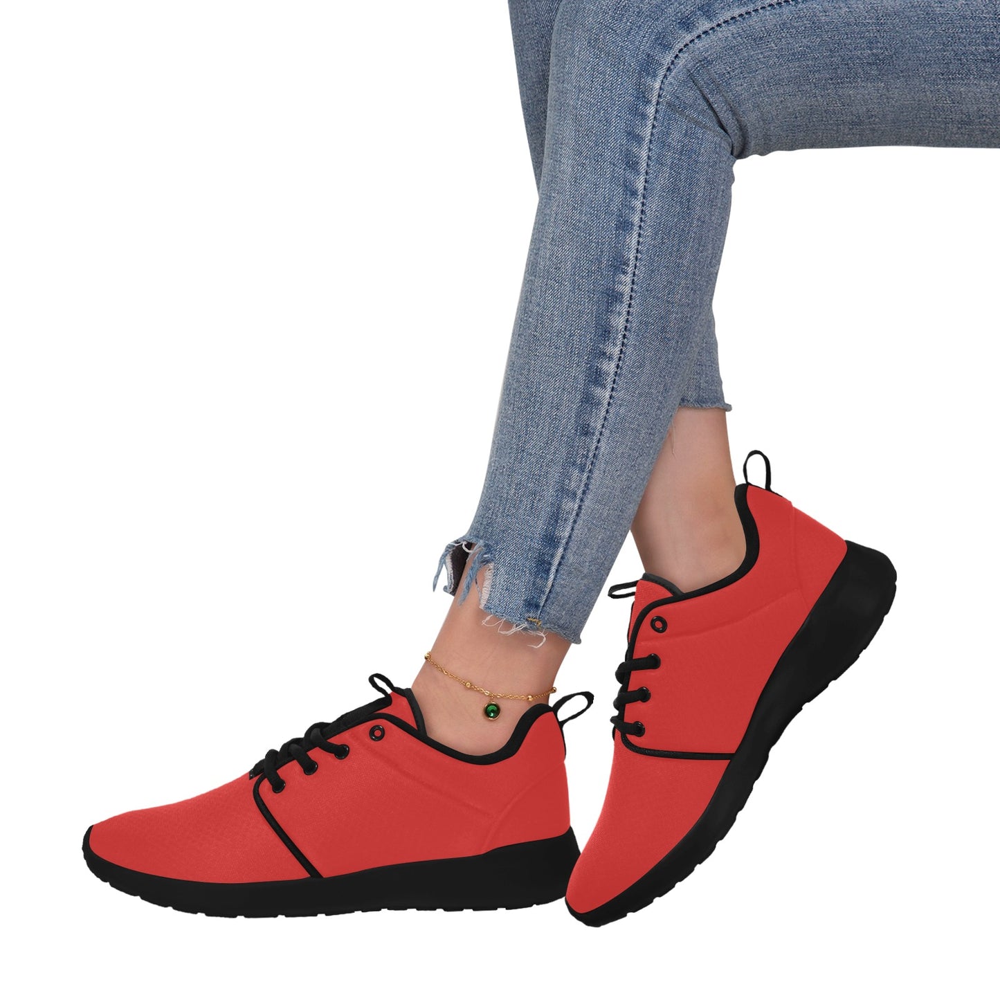 💄Red Lipstick Women’s Sneakers – Bold, Chic & Unapologetically You