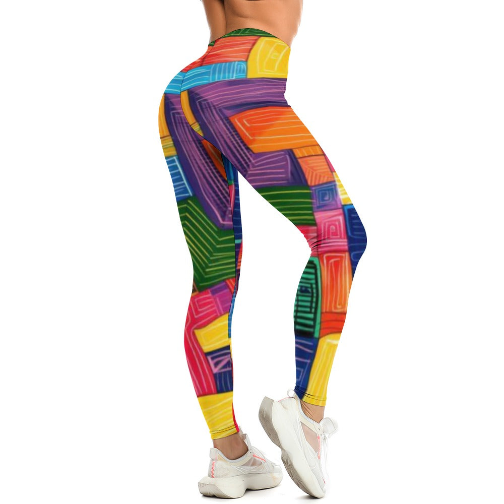 Yoga Pants Rainbow Colors - 🌈 Not Your Basic Yoga Pants