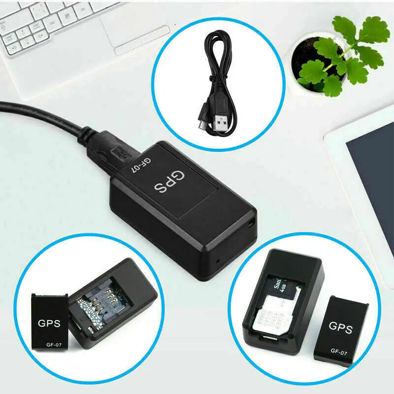 GF07 Mini GPS Tracker – Real-Time Vehicle & Bag Locator | Magnetic, GSM/GPRS, USA