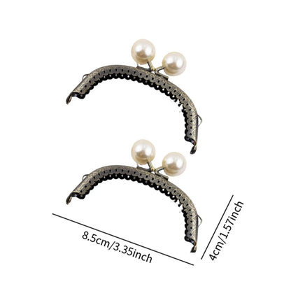 Metal Purse Frame Clasp | 2 Inch Kiss Lock Arch Frame | Coin Purse Hardware for DIY Purse Making, Sewing & Bag Making