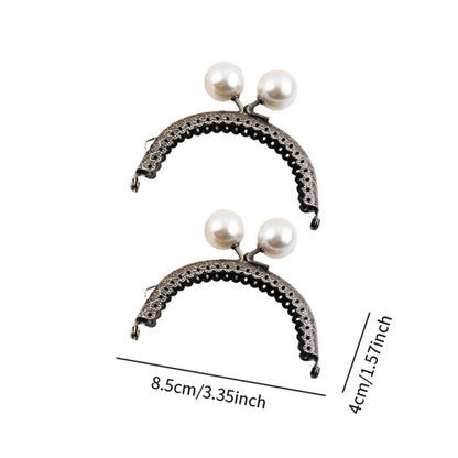 Metal Purse Frame Clasp | 2 Inch Kiss Lock Arch Frame | Coin Purse Hardware for DIY Purse Making, Sewing & Bag Making