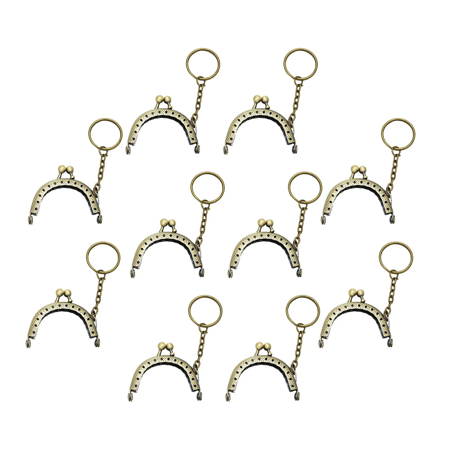 Metal Purse Frame Clasp | 2 Inch Kiss Lock Arch Frame | Coin Purse Hardware for DIY Purse Making, Sewing & Bag Making