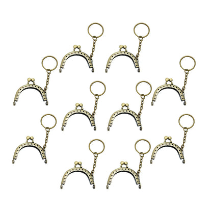 Metal Purse Frame Clasp | 2 Inch Kiss Lock Arch Frame | Coin Purse Hardware for DIY Purse Making, Sewing & Bag Making