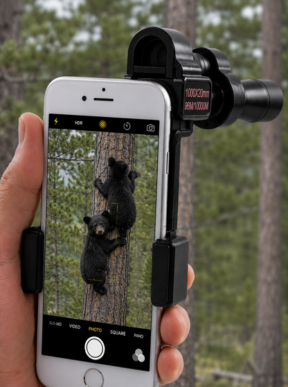 Upgrade Your Phone Camera Instantly | 8X HD Monocular Telescope Lens for iPhone & Android