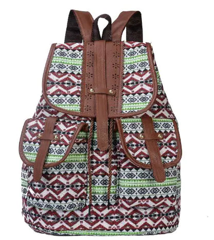 Geometric Bohemian Style Backpack