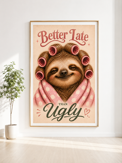 Funny Bathroom Wall Art Set of 6 | Cute Animal Spa Printable Decor