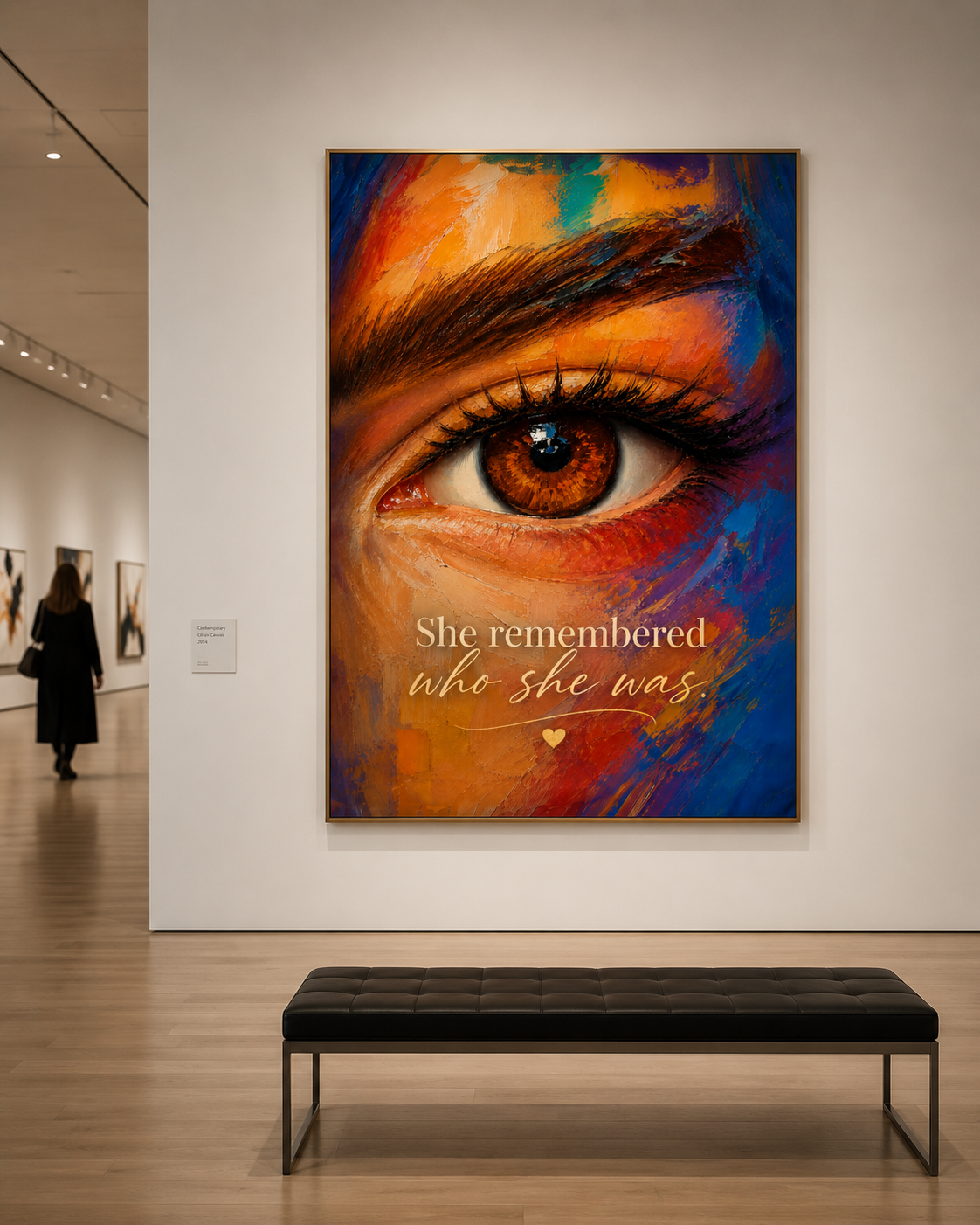 She Remembered Who She Was | Motivational Printable Wall Art for Women