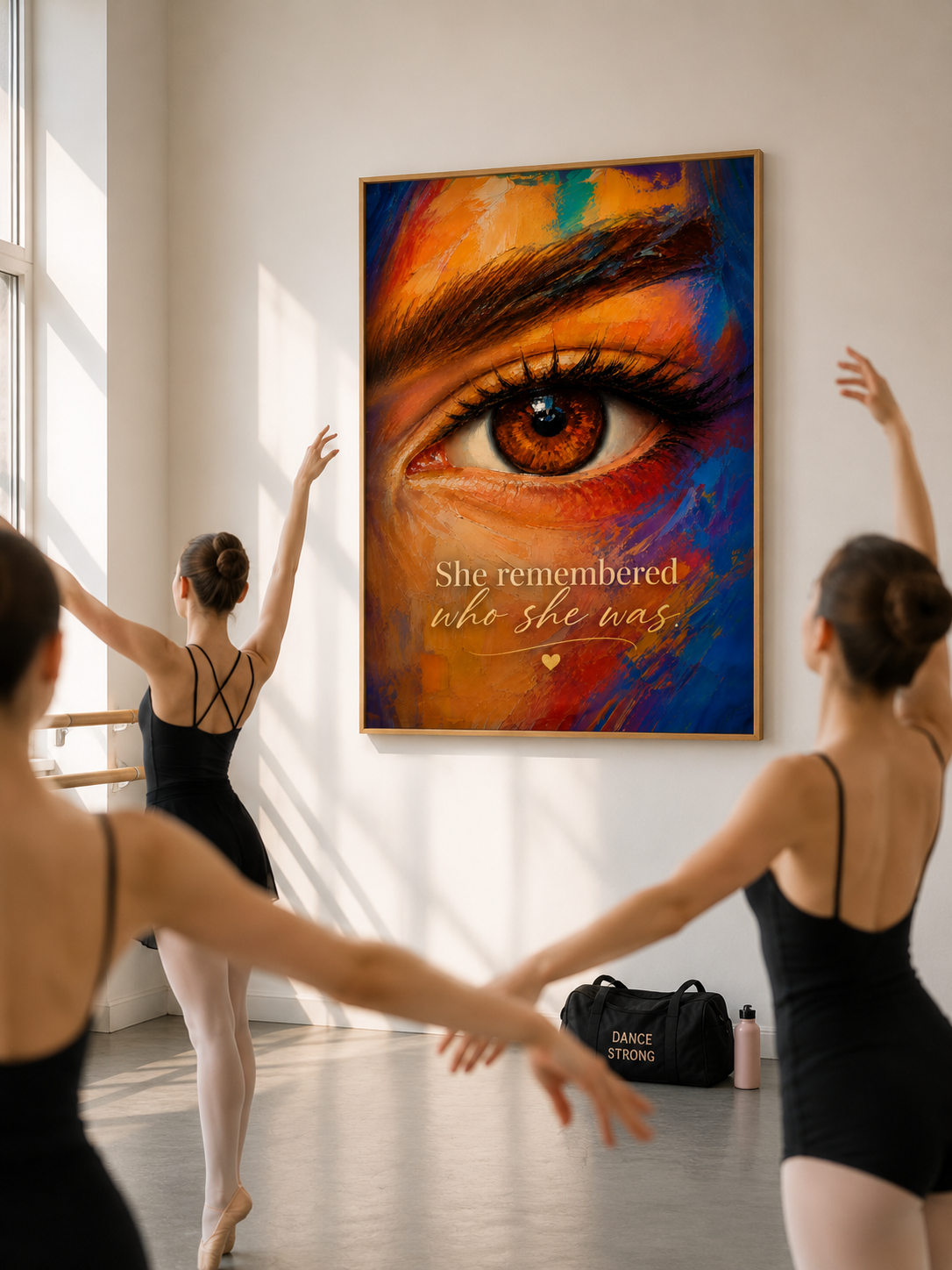 She Remembered Who She Was | Motivational Printable Wall Art for Women