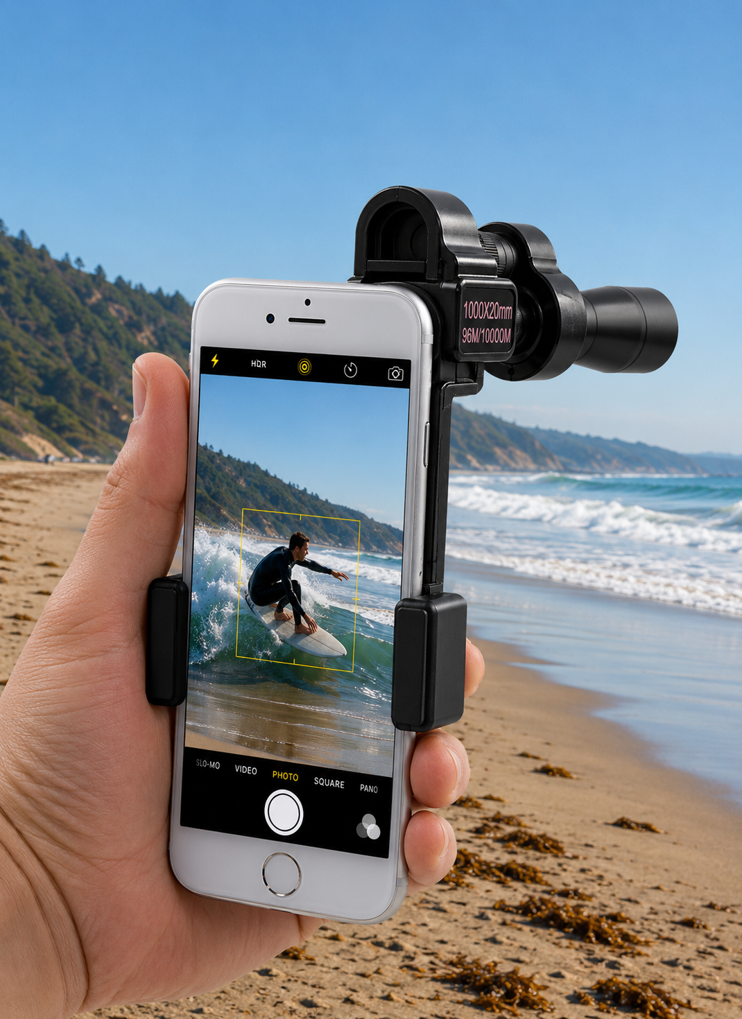 Upgrade Your Phone Camera Instantly | 8X HD Monocular Telescope Lens for iPhone & Android