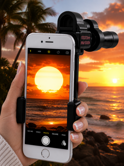 Upgrade Your Phone Camera Instantly | 8X HD Monocular Telescope Lens for iPhone & Android