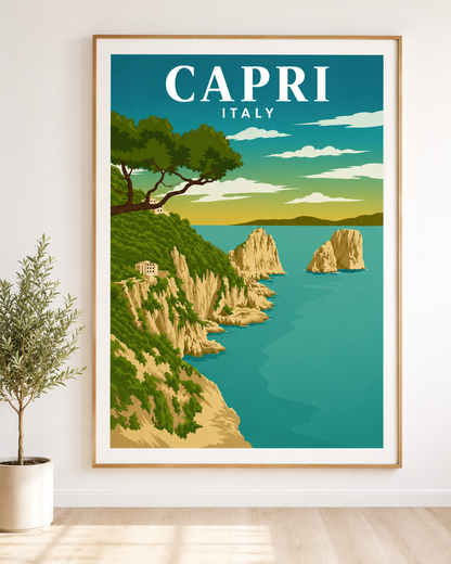 Capri Italy Poster