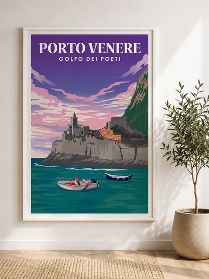 Porto Venere Travel Poster Printable