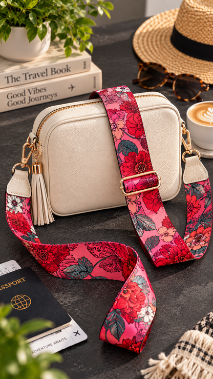 Luggage Strap | Custom Guitar Strap | Camera Strap | Purse Strap | Adjustable Nylon Shoulder &amp; Crossbody Bag Strap