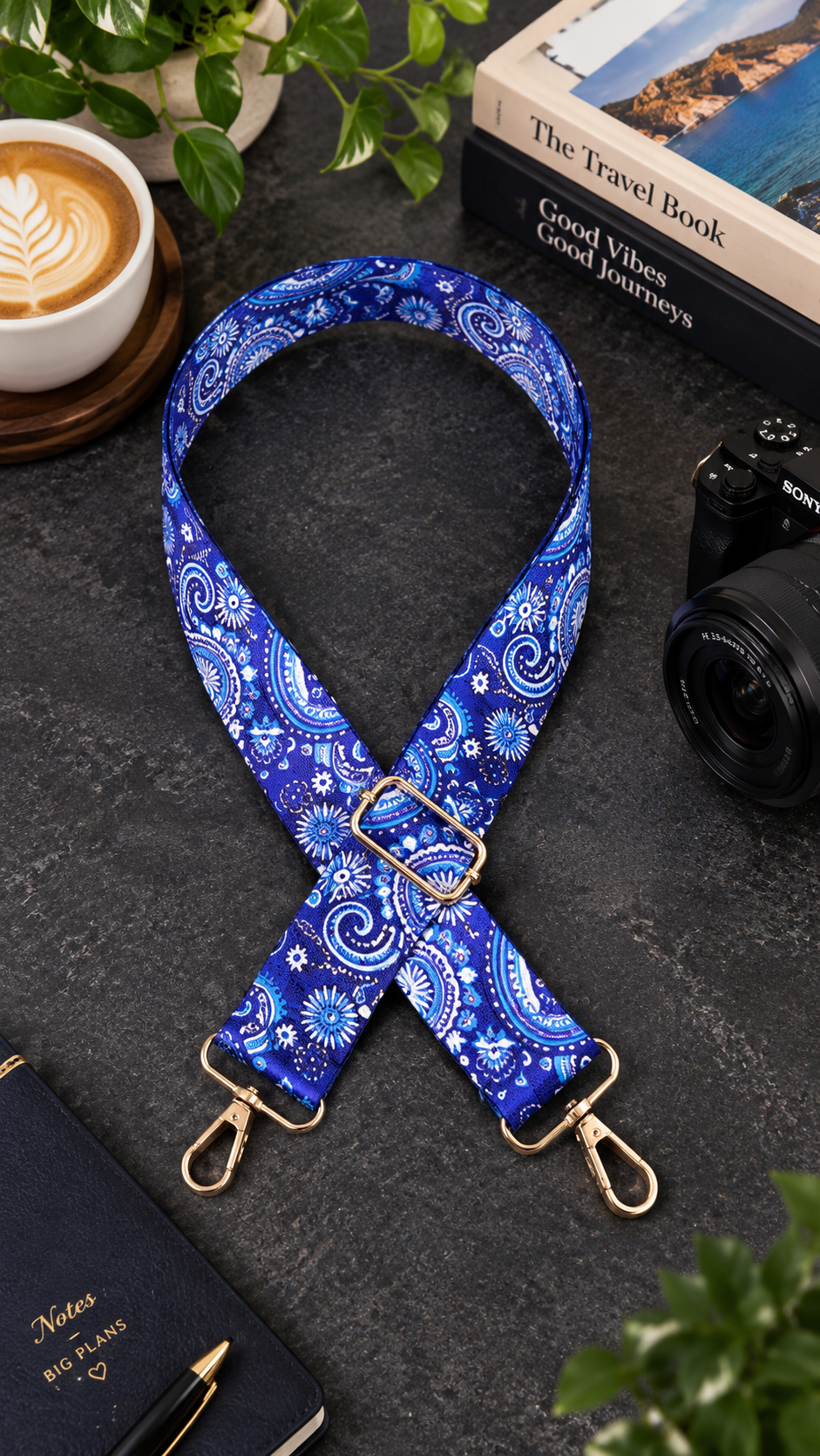 Luggage Strap | Custom Guitar Strap | Camera Strap | Purse Strap | Adjustable Nylon Shoulder &amp; Crossbody Bag Strap